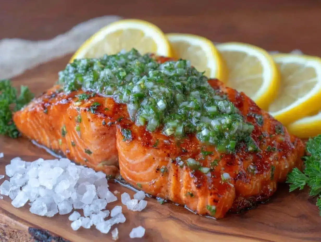 crispy pan-seared salmon preparation steps