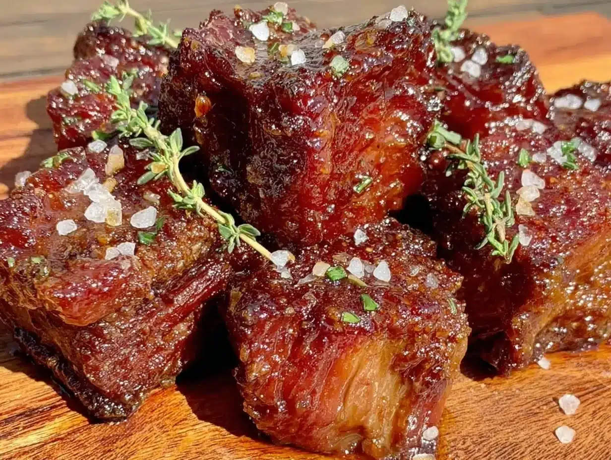 crispy smoked brisket burnt ends preparation steps