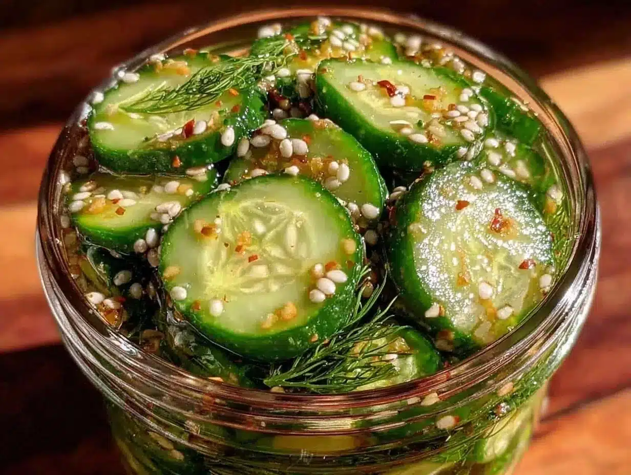easy quick refrigerator dill pickles preparation steps