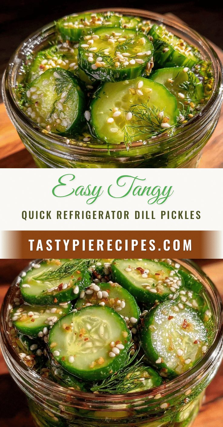 easy quick refrigerator dill pickles recipe
