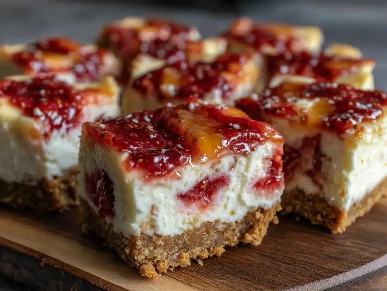 firecracker cheesecake bars preparation steps
