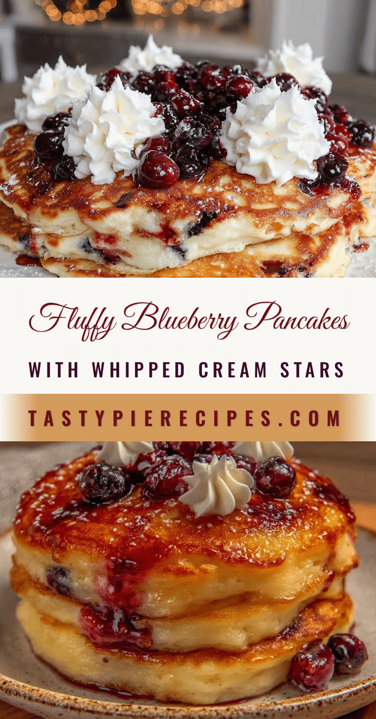 fluffy blueberry pancakes recipe