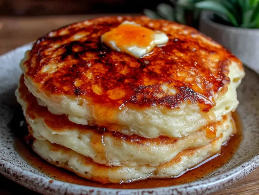 fluffy buttermilk pancakes - featured image