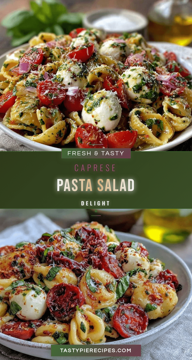 fresh caprese pasta salad recipe