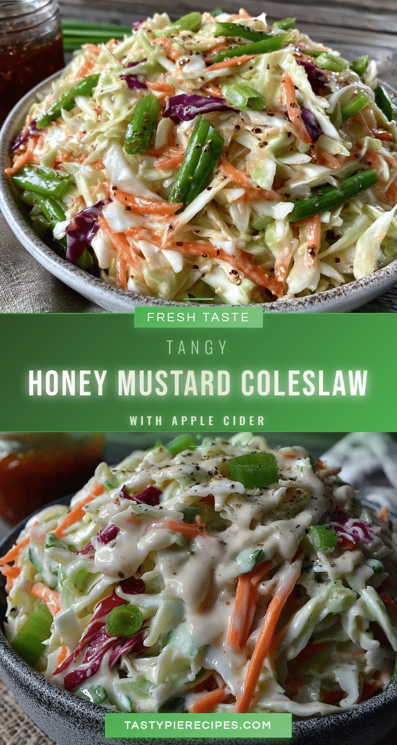 fresh honey mustard coleslaw recipe