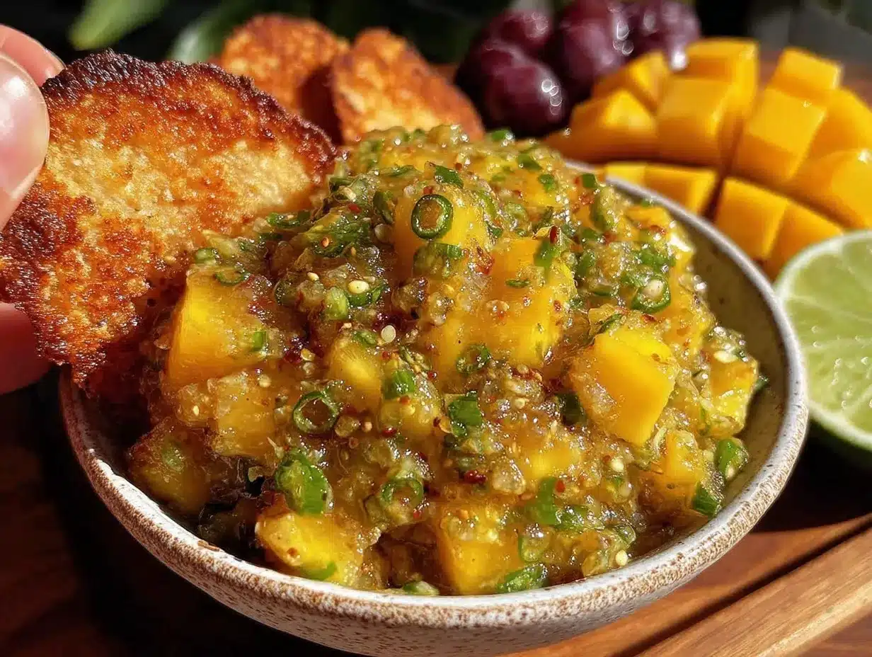 fresh mango salsa preparation steps
