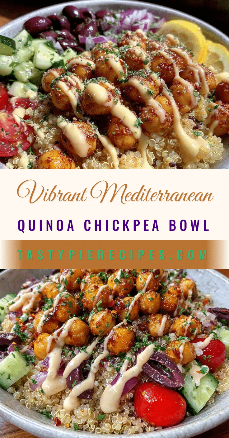 fresh mediterranean quinoa bowl recipe