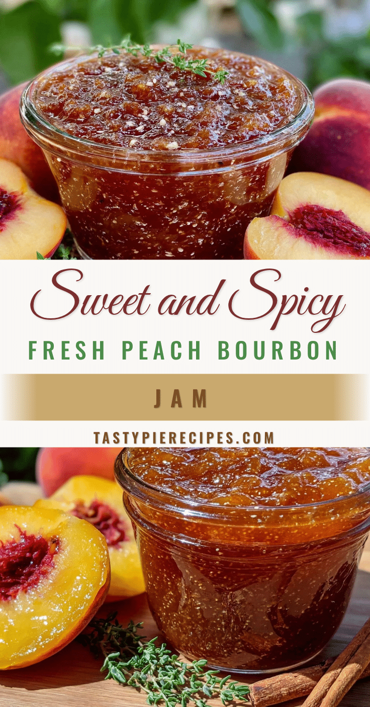 fresh peach bourbon jam recipe
