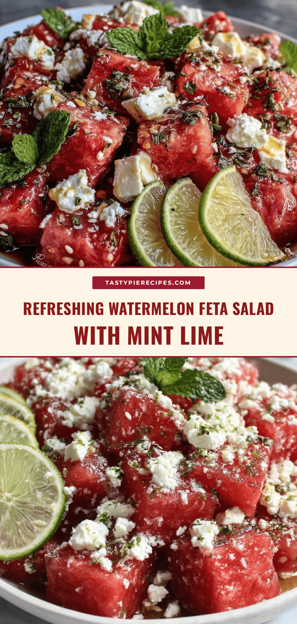 fresh watermelon feta salad recipe