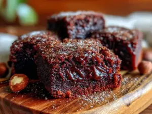 fudgy nutella brownies - featured image