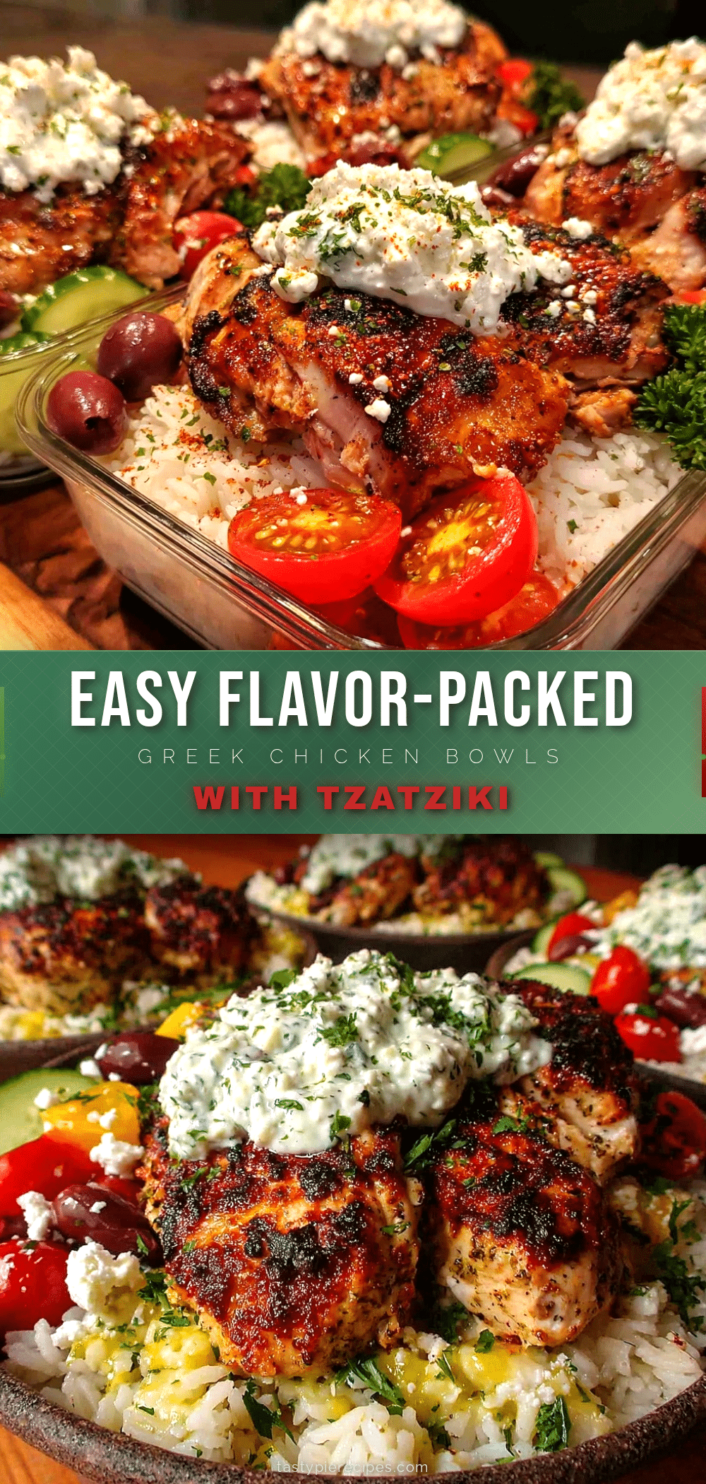 Greek Chicken Bowls recipe