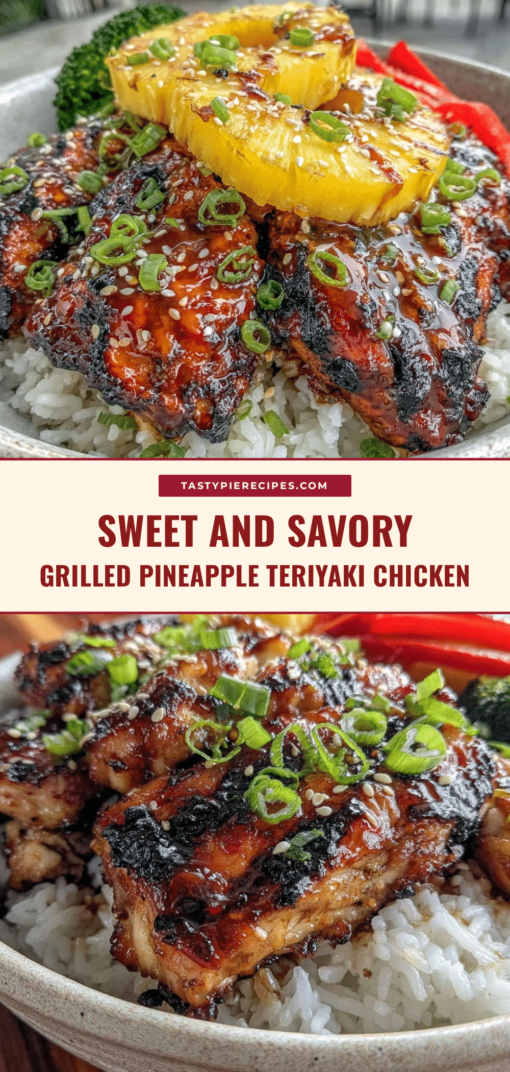 grilled pineapple chicken teriyaki bowls recipe