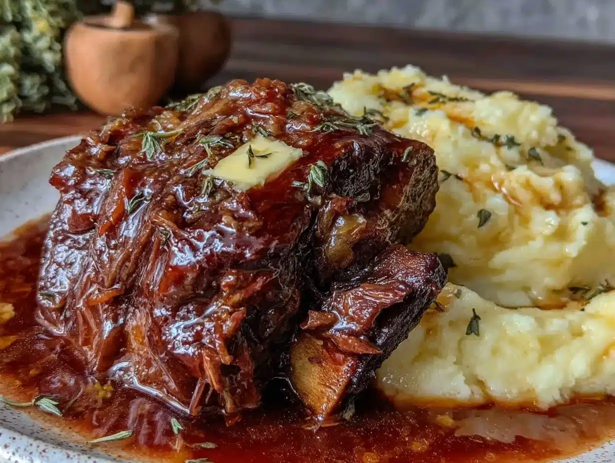Guinness braised short ribs preparation steps