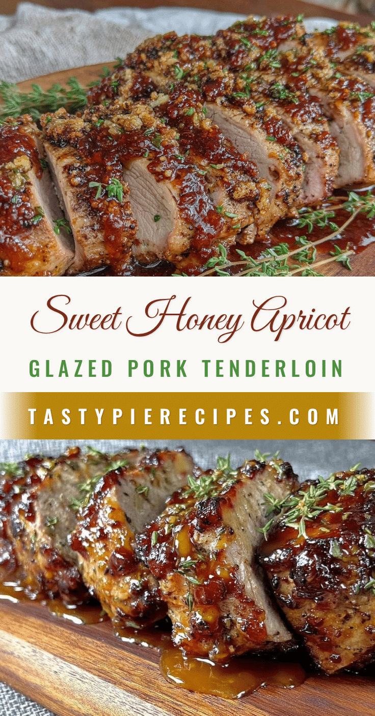 honey apricot glazed pork tenderloin recipe