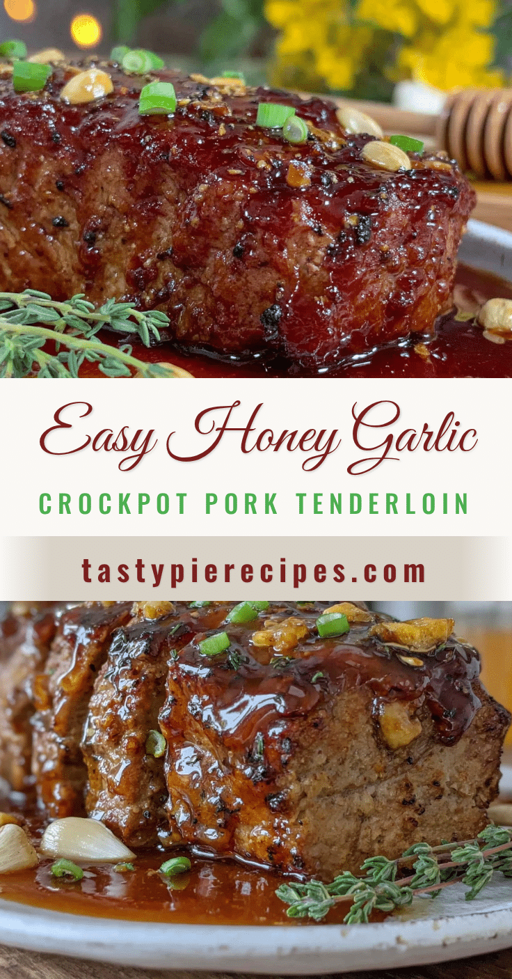 honey garlic crockpot pork tenderloin recipe