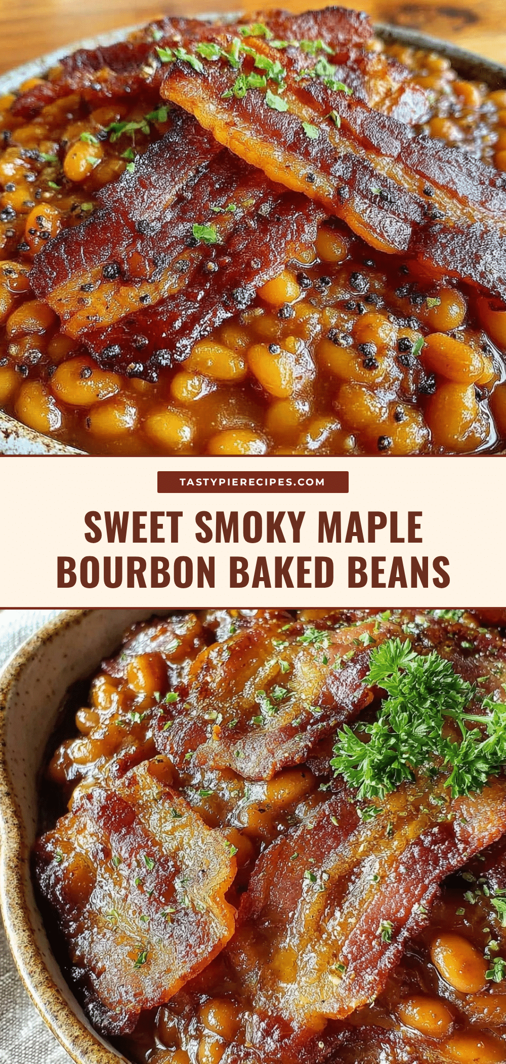 maple bourbon baked beans recipe