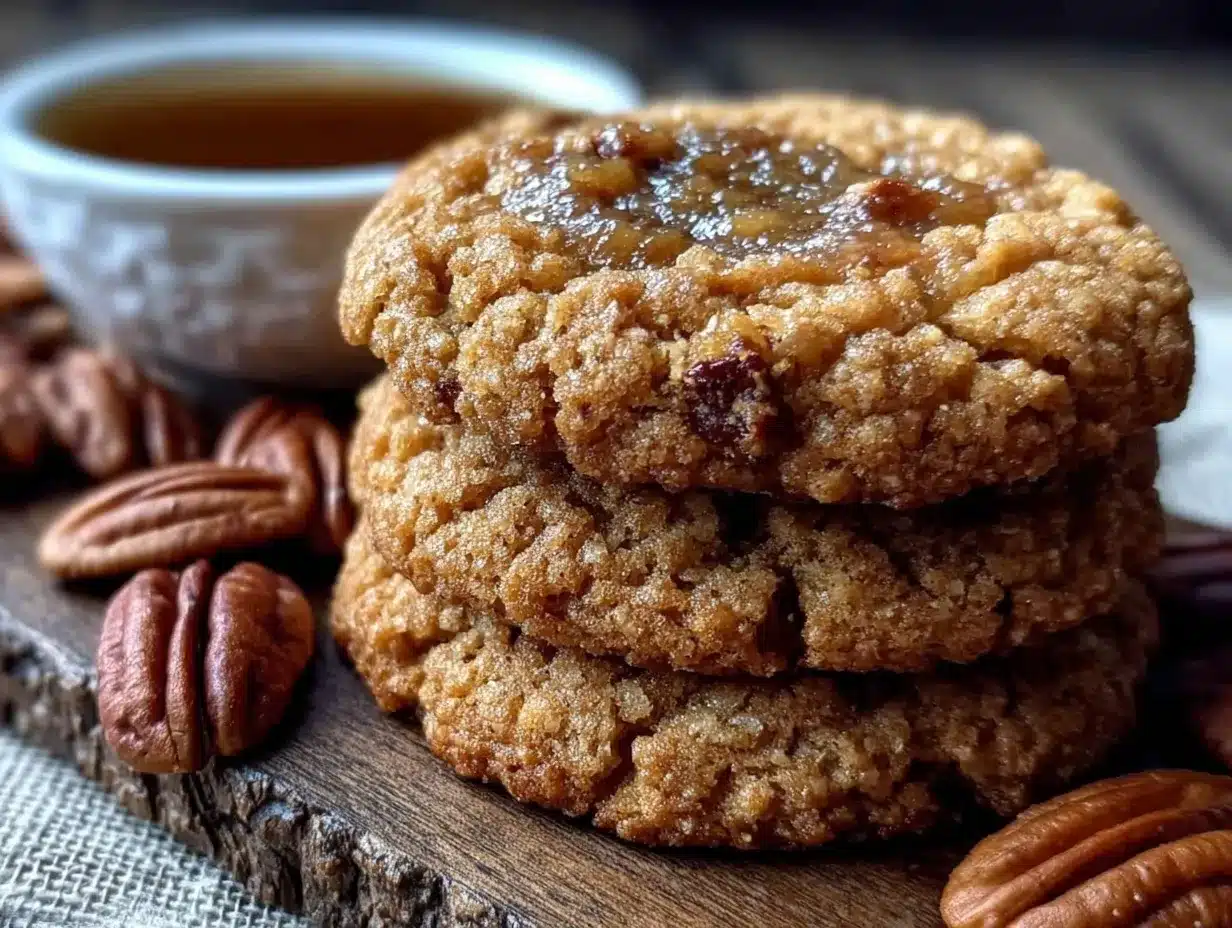 maple pecan oatmeal cookies preparation steps