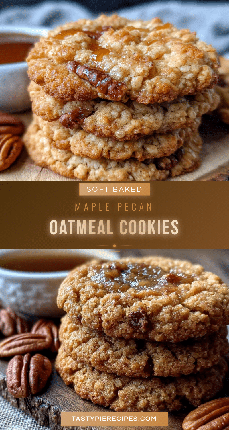 maple pecan oatmeal cookies recipe