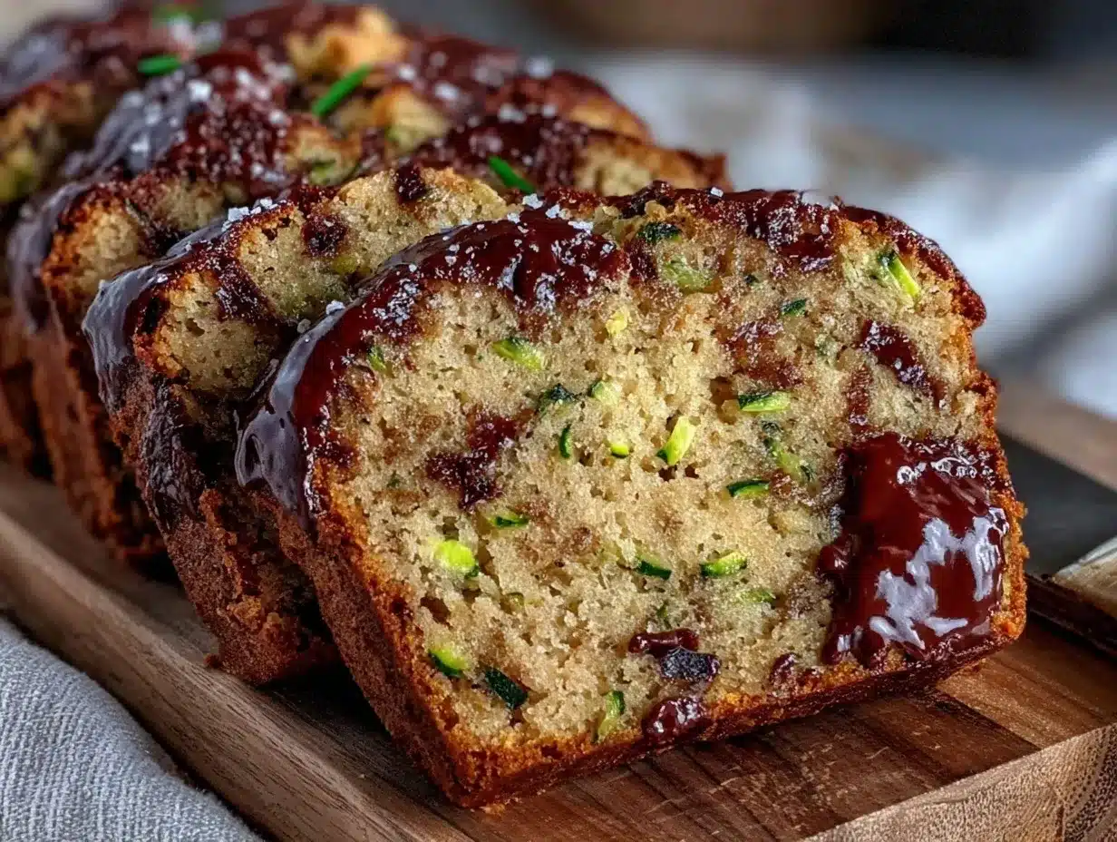 moist chocolate chip zucchini bread no nuts preparation steps