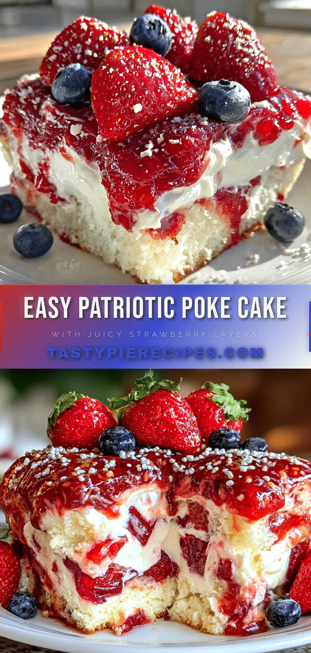 patriotic poke cake recipe recipe