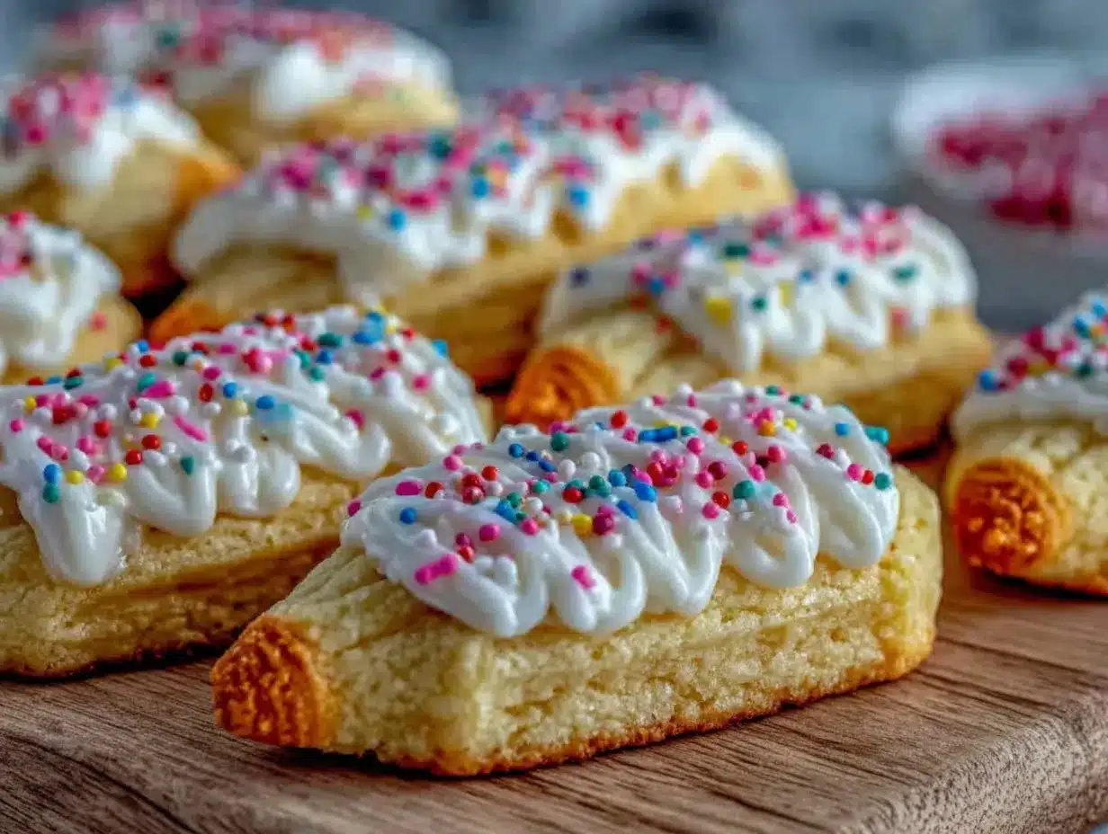 pencil-shaped sugar cookies preparation steps