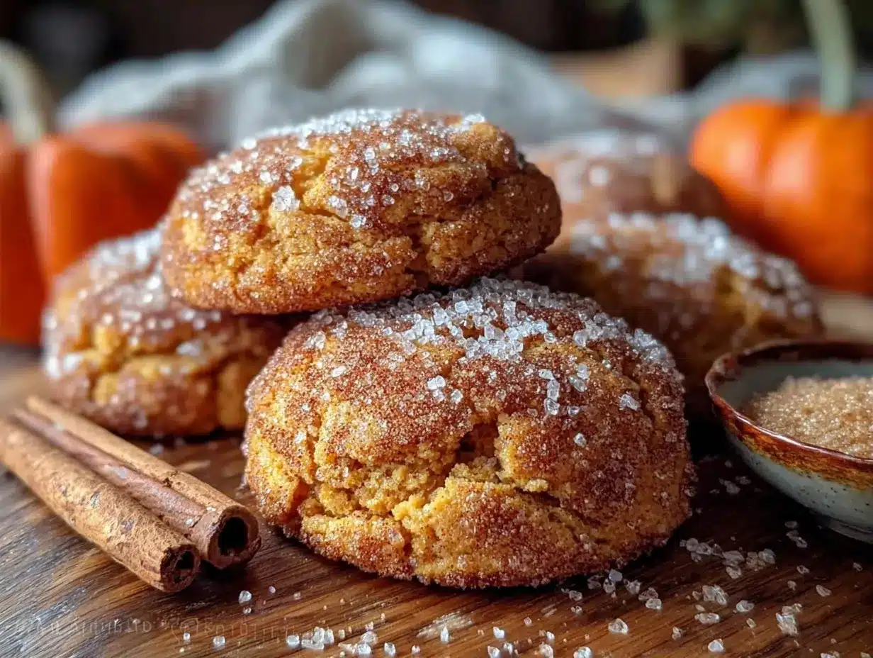 pumpkin spice snickerdoodles preparation steps