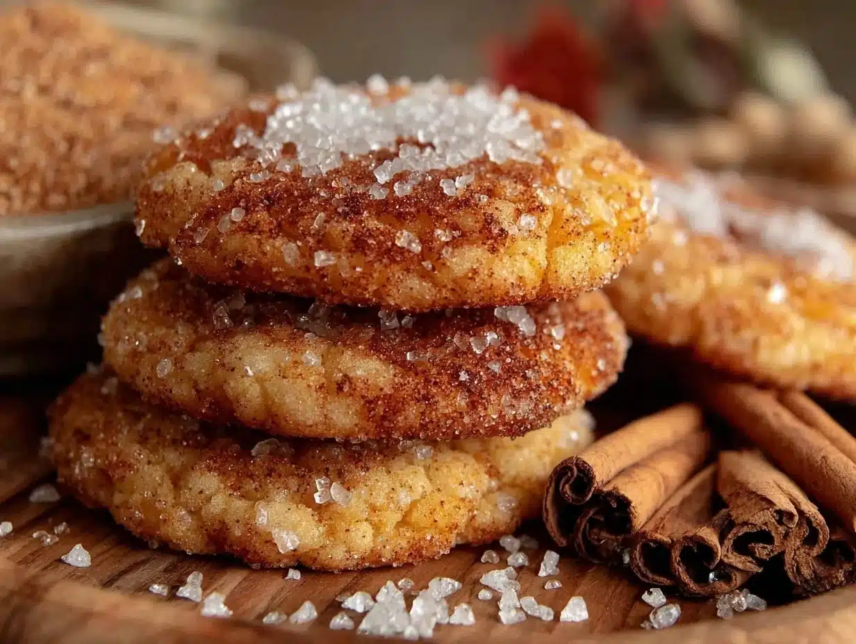 pumpkin spice snickerdoodles - featured image