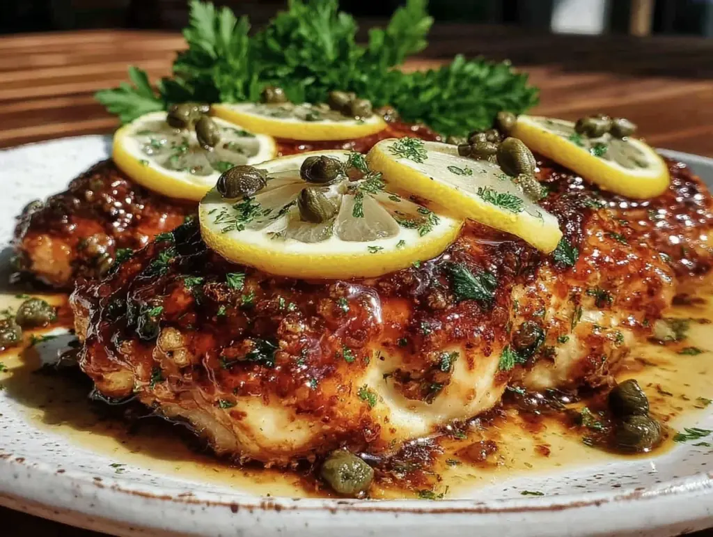quick lemon butter piccata chicken - featured image