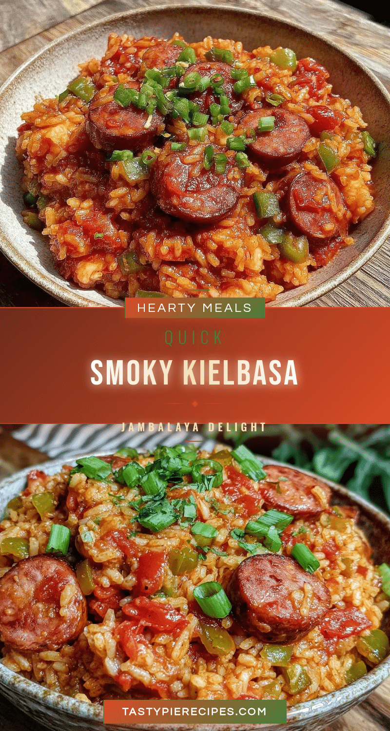 quick smoky kielbasa jambalaya recipe