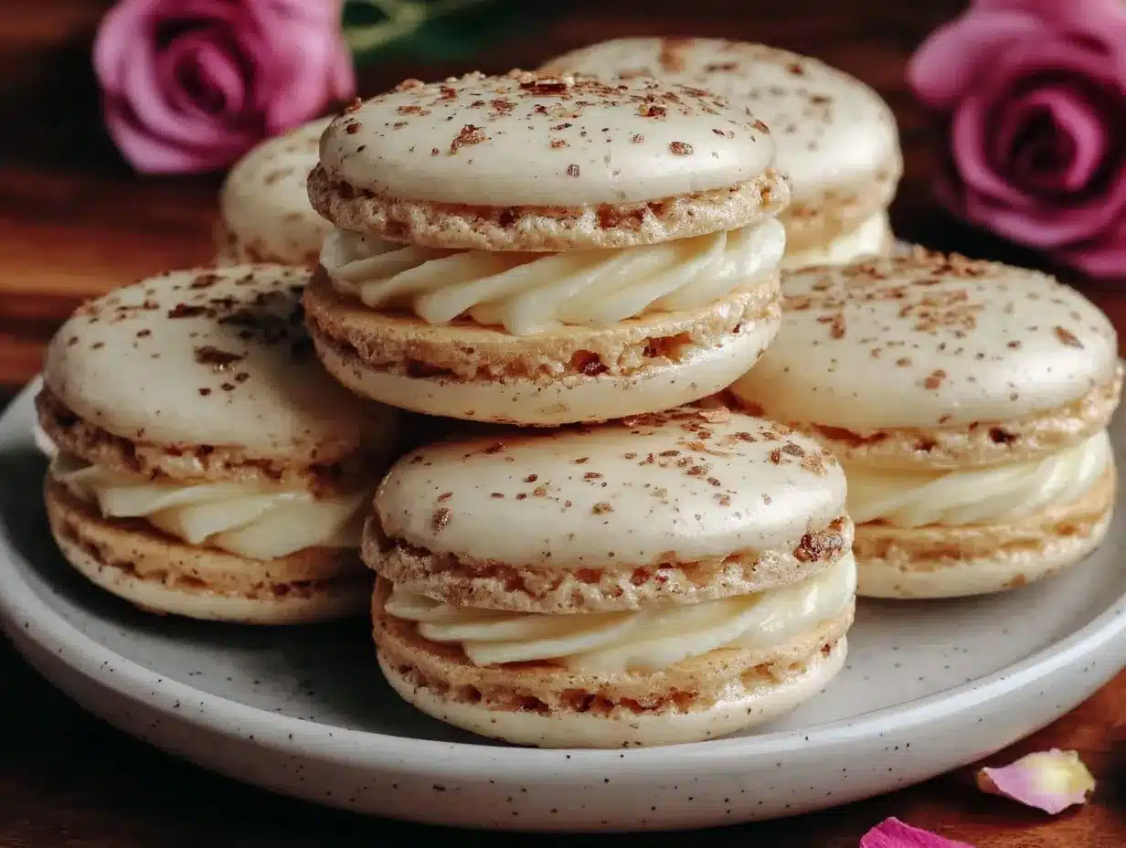 rose gold macarons preparation steps