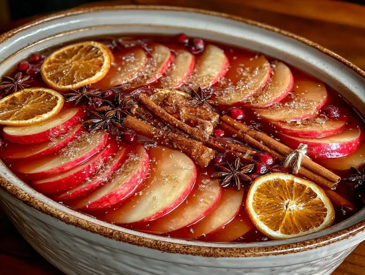 slow cooker spiced apple cider preparation steps