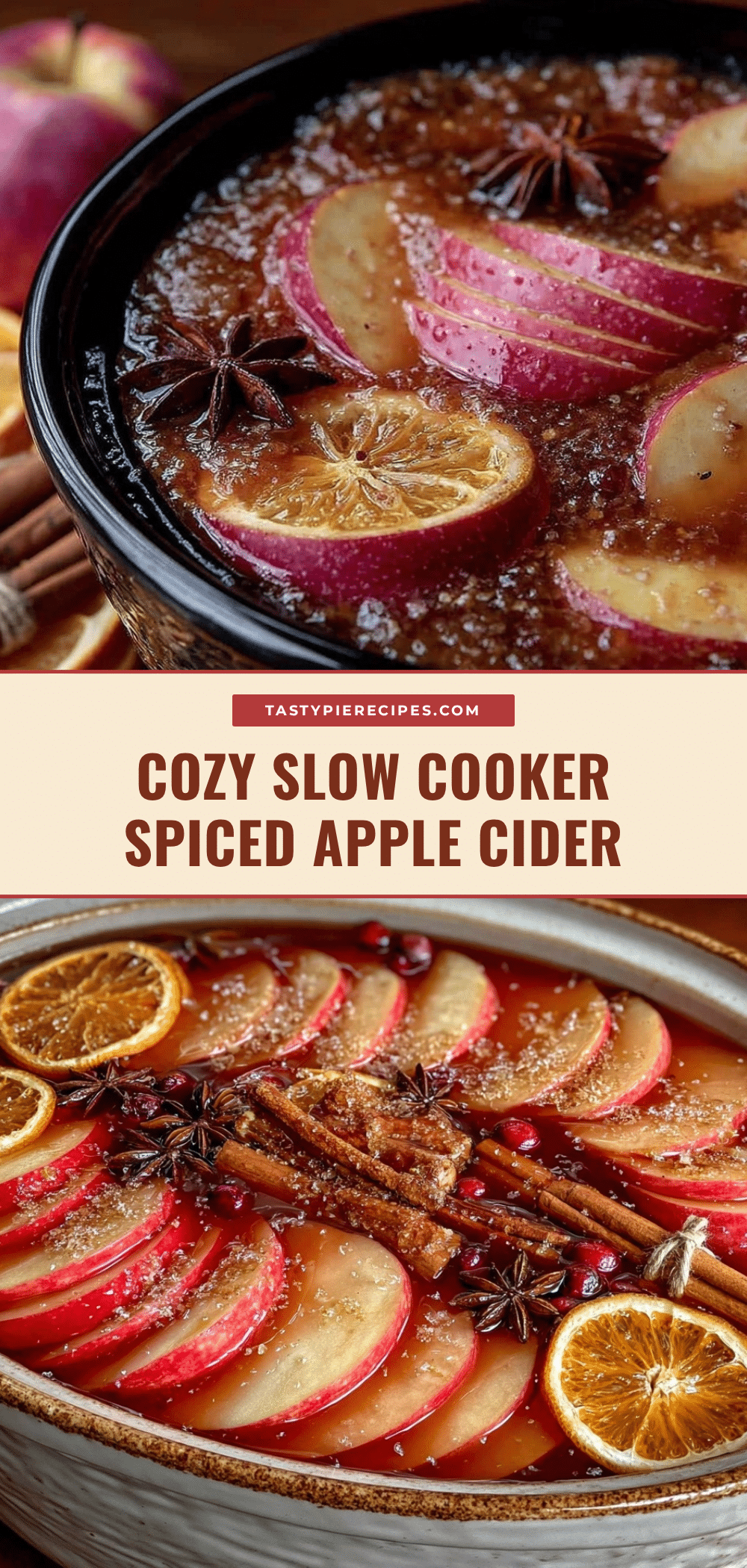 slow cooker spiced apple cider recipe