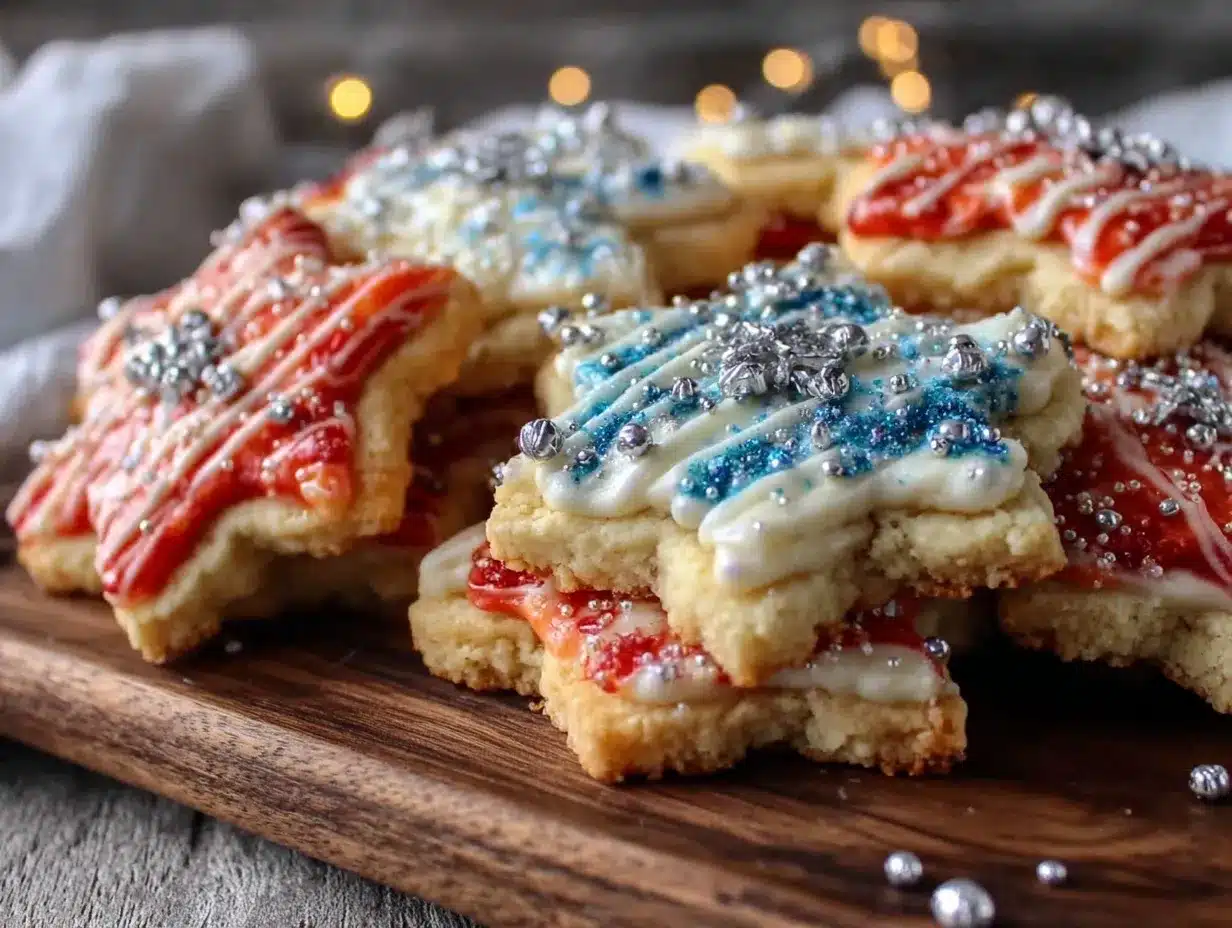 star-spangled sugar cookie cutouts preparation steps