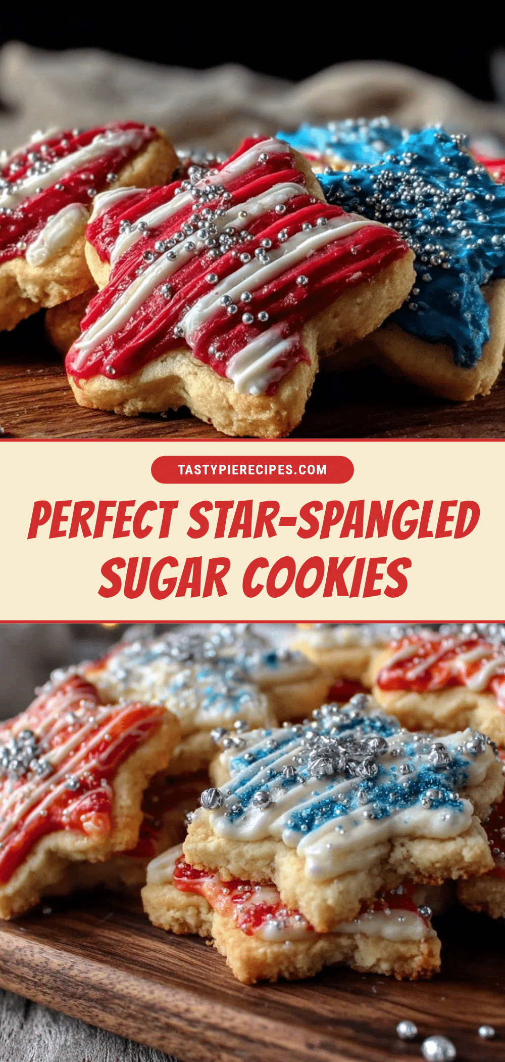 star-spangled sugar cookie cutouts recipe