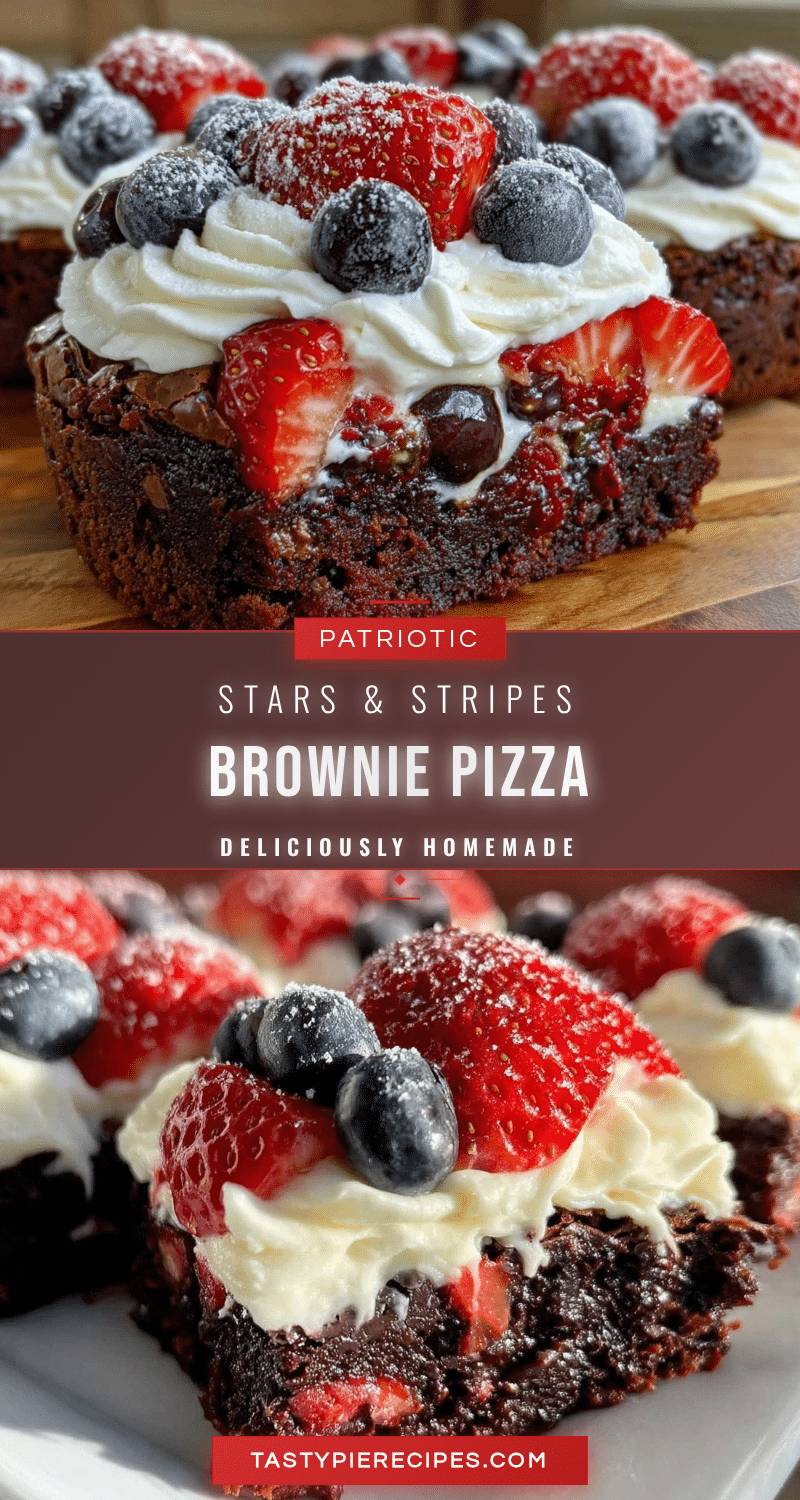 stars and stripes brownie pizza recipe