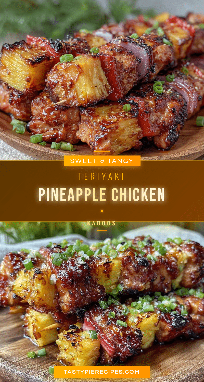 teriyaki pineapple chicken kabobs recipe