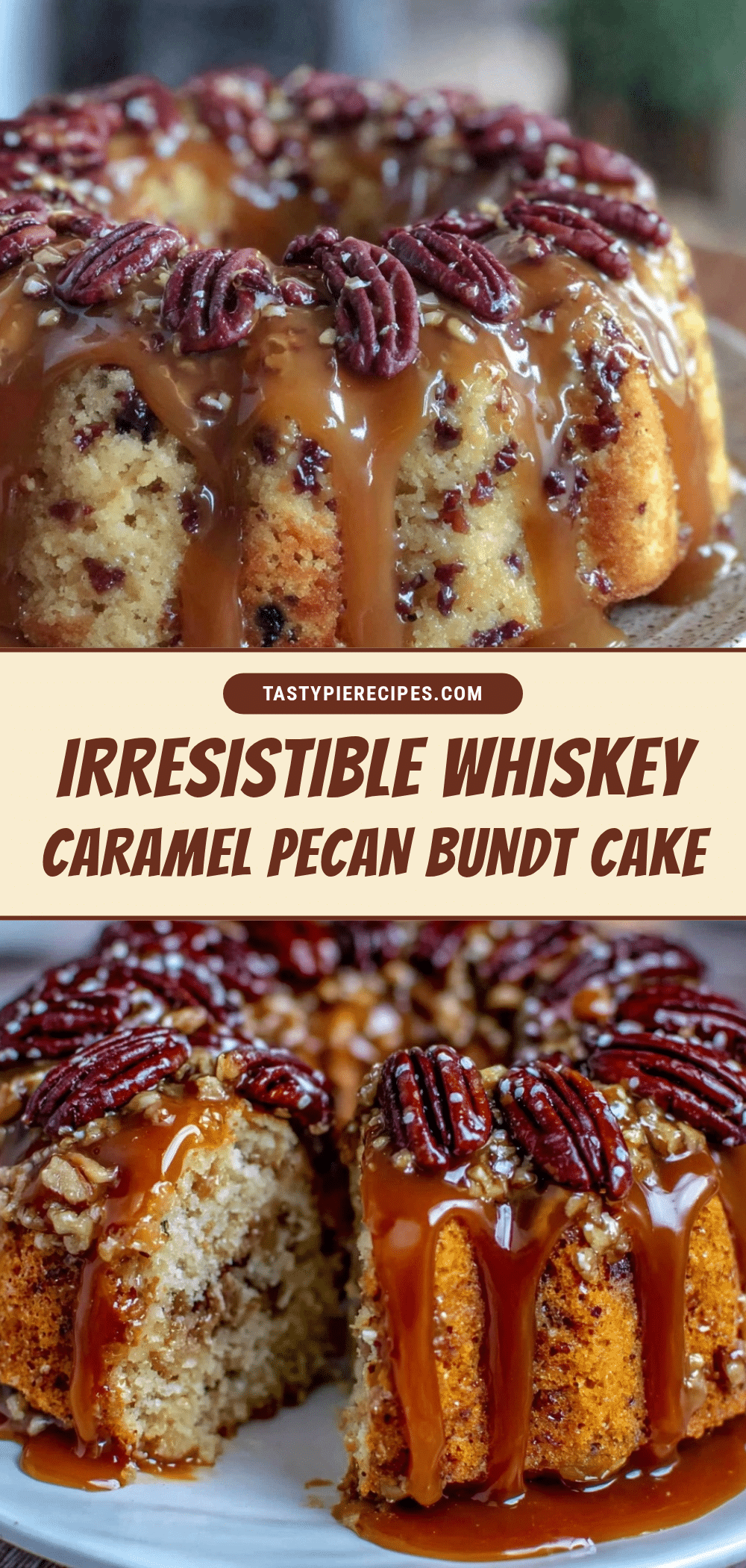 whiskey caramel pecan bundt cake recipe