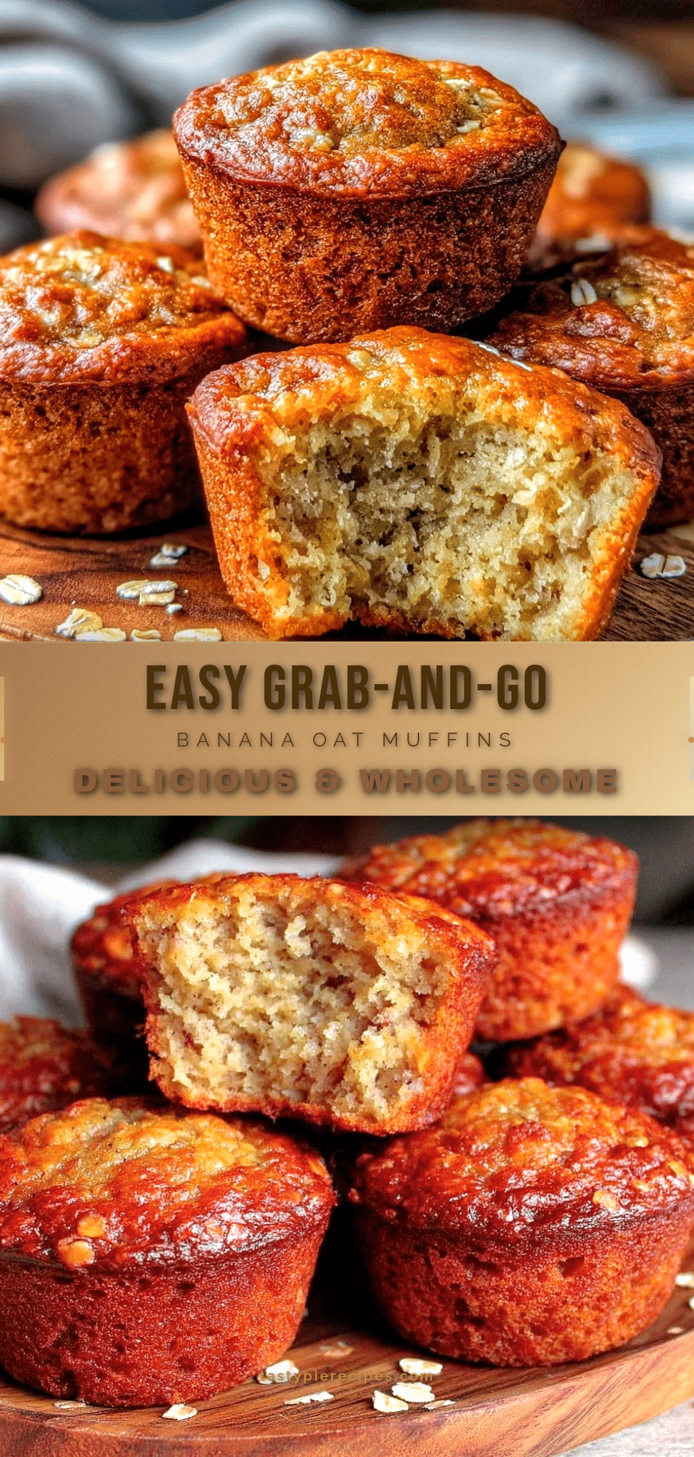banana oat muffins recipe