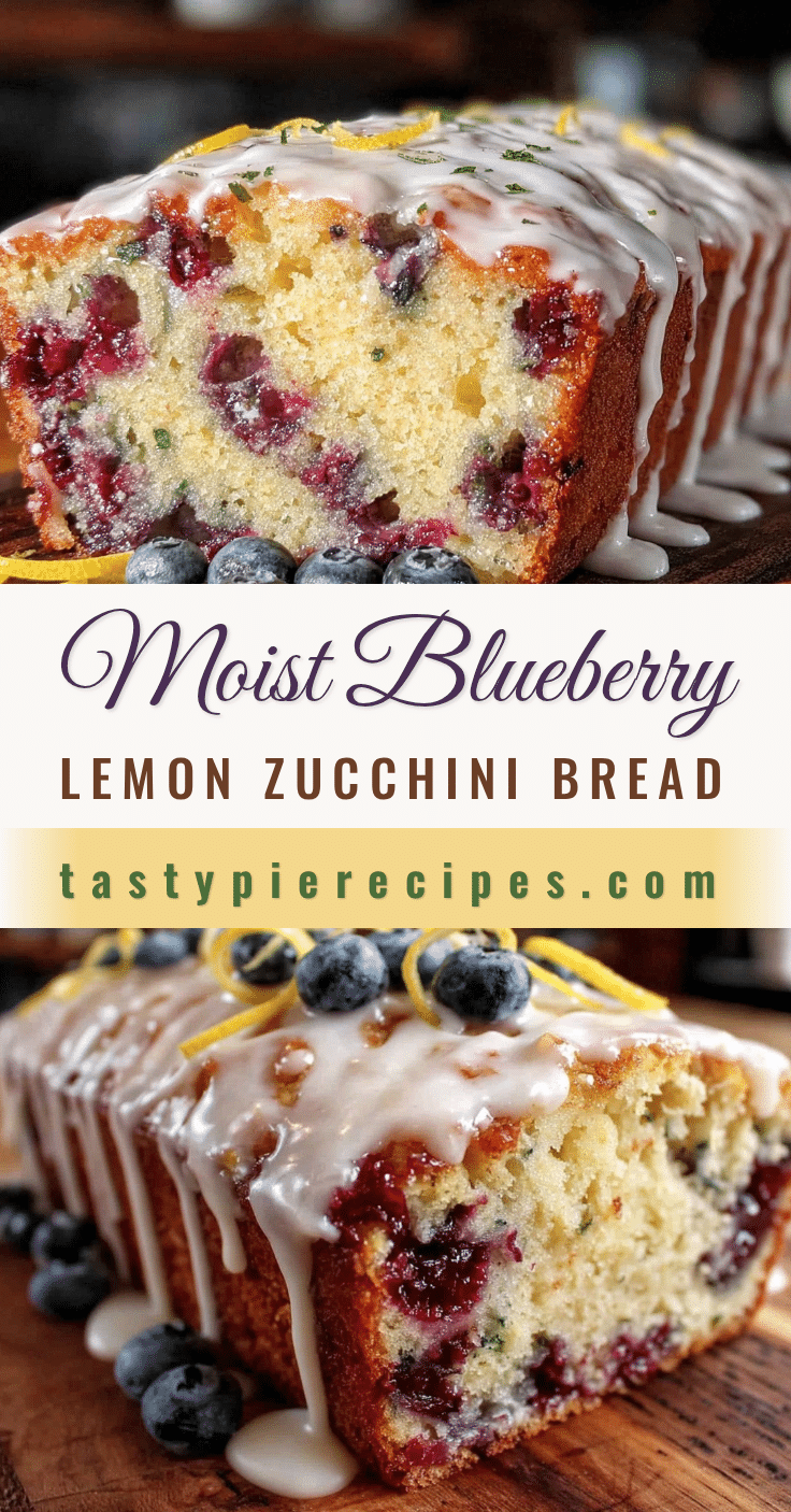 blueberry lemon zucchini bread recipe