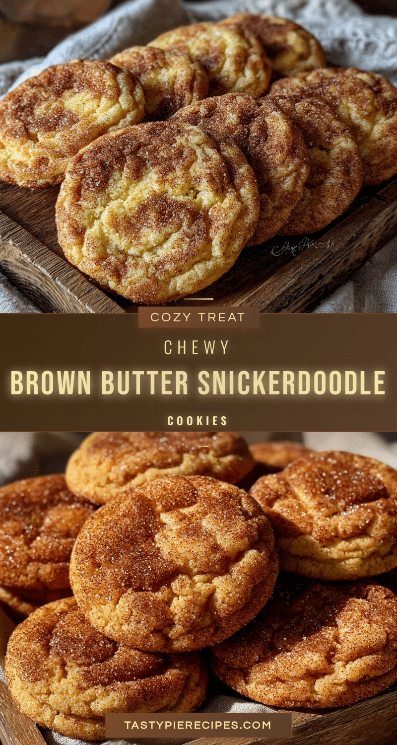 brown butter snickerdoodle cookies recipe