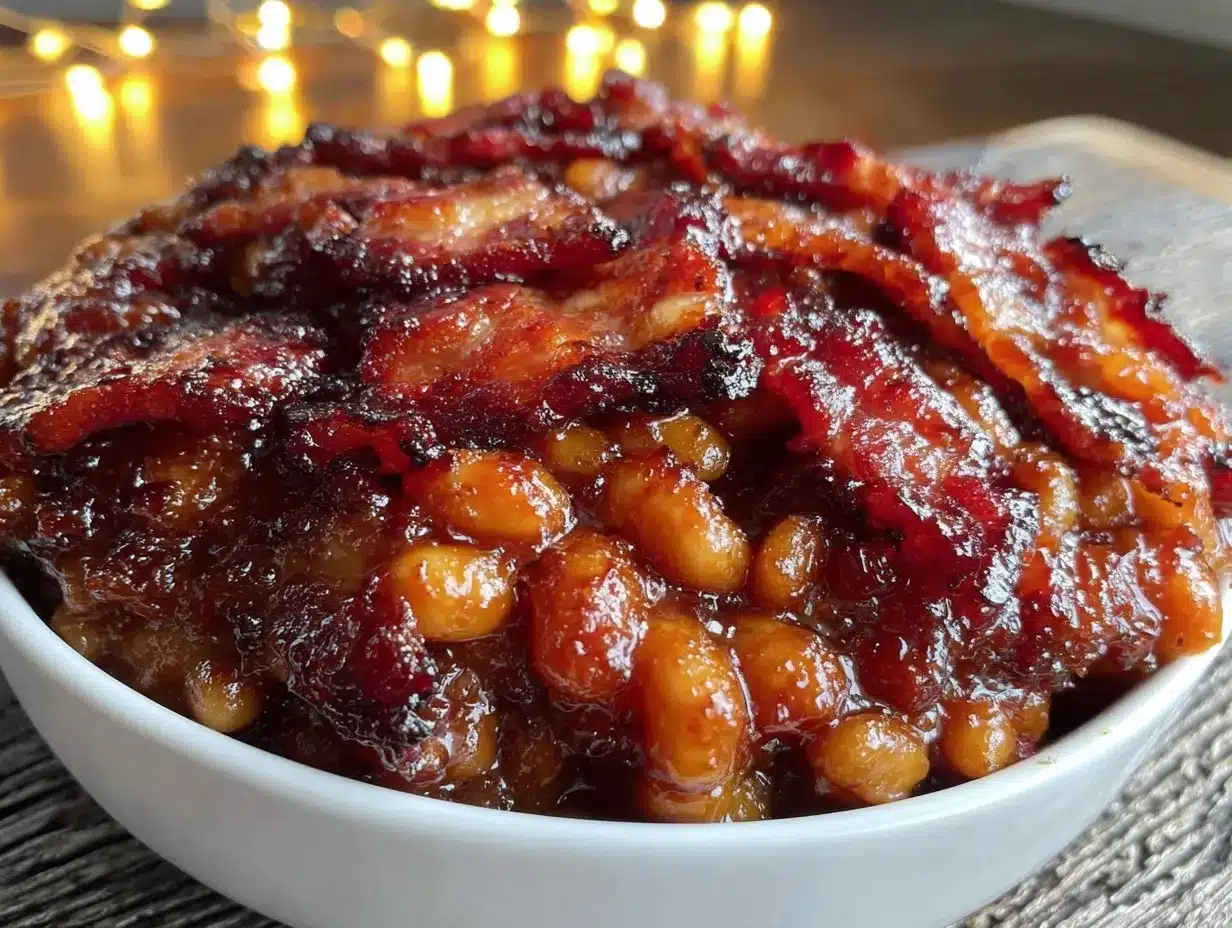 brown sugar bourbon baked beans preparation steps