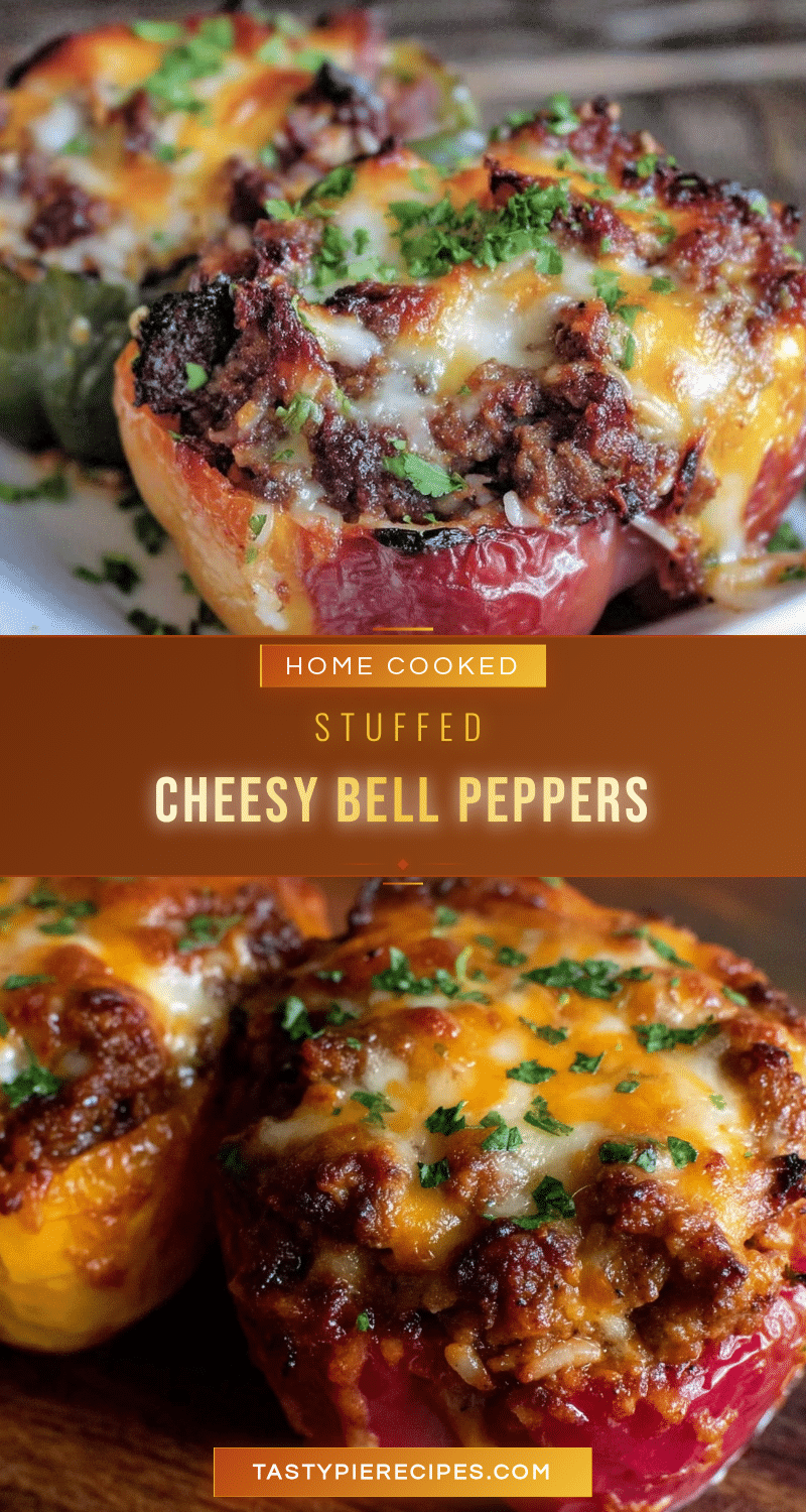 cheesy stuffed bell peppers recipe recipe