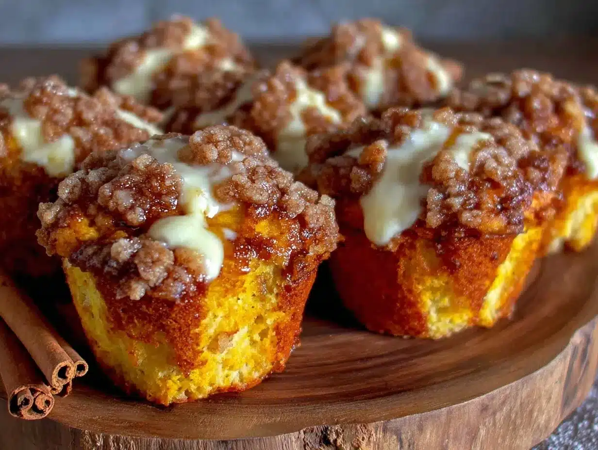 cozy pumpkin cream cheese muffins preparation steps
