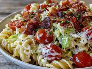 creamy BLT pasta salad - featured image
