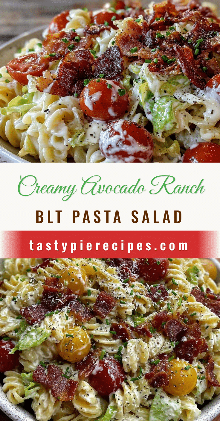 creamy BLT pasta salad recipe