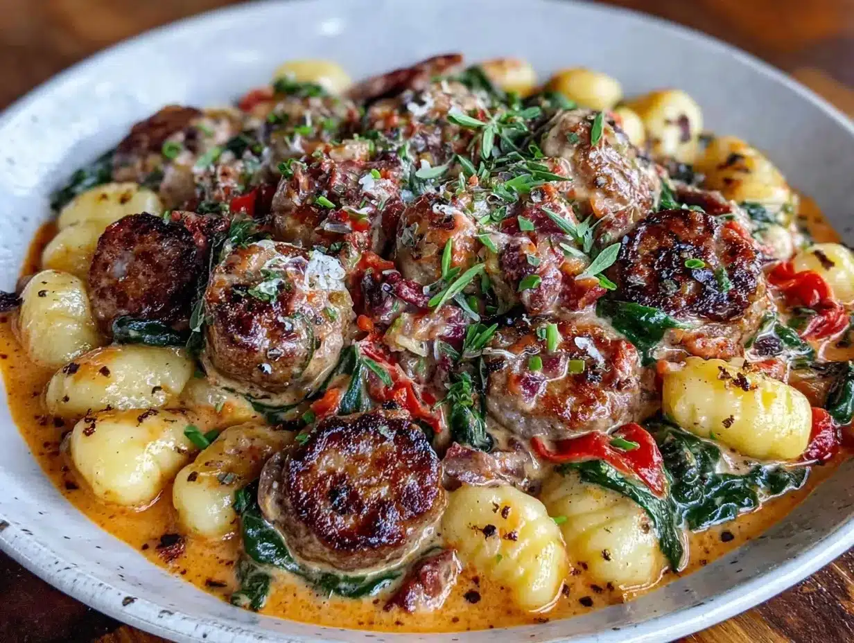 creamy one-pot gnocchi preparation steps