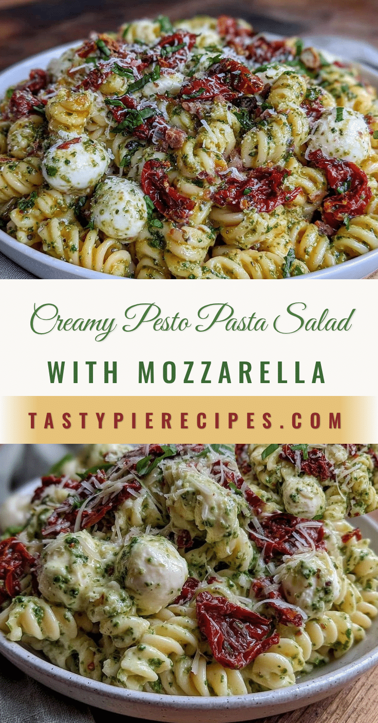 creamy pesto pasta salad recipe