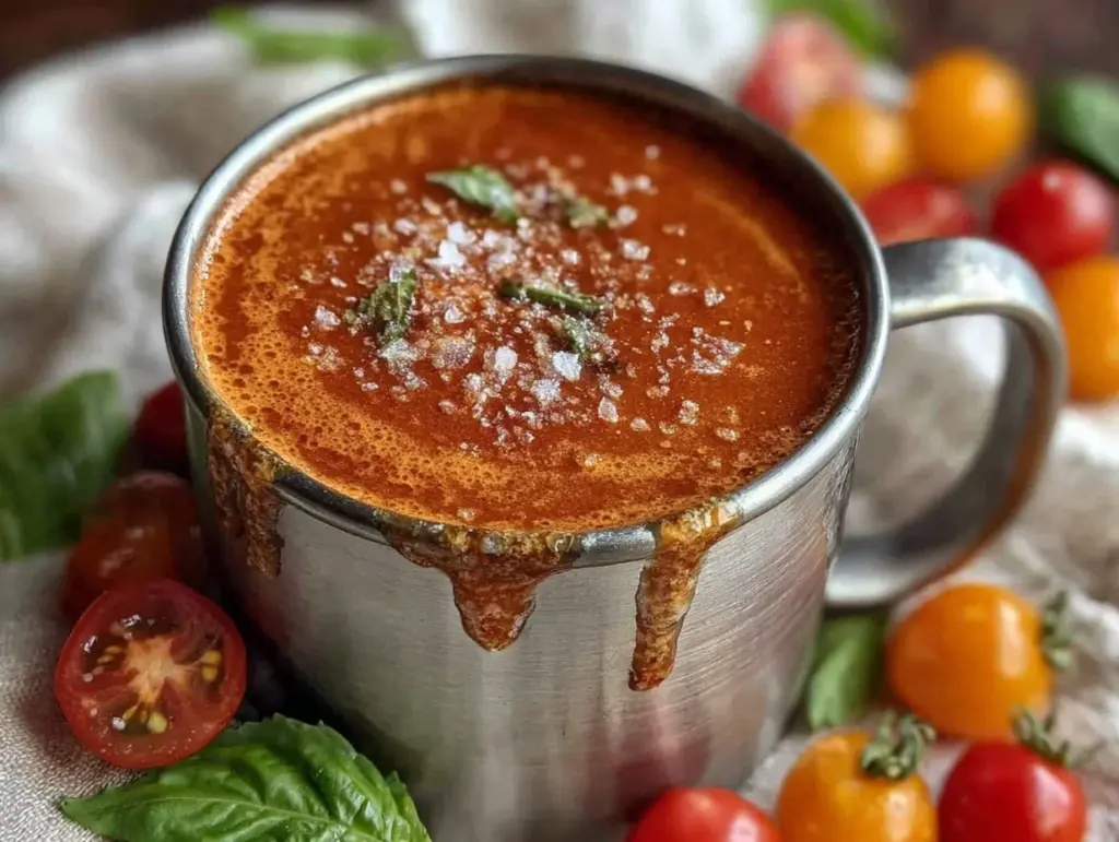 creamy tomato soup - featured image