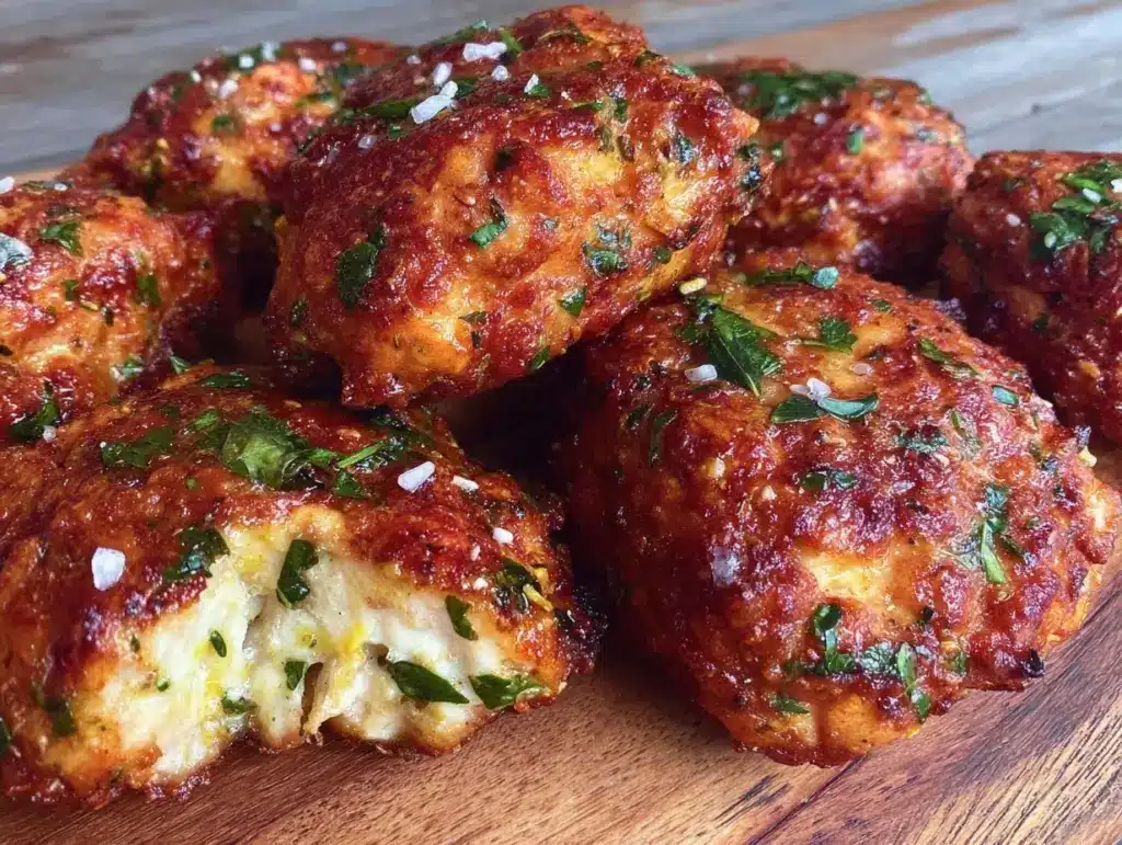 crispy air fryer boneless skinless chicken thighs - featured image