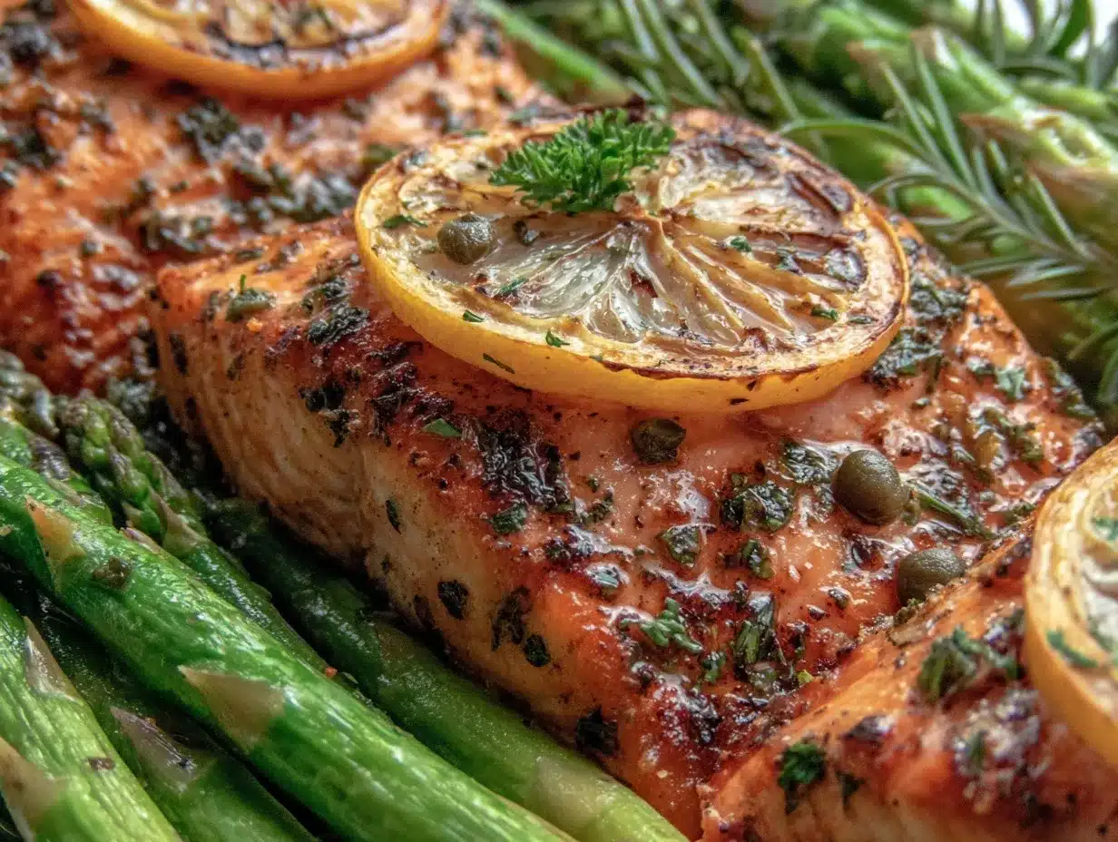 crispy lemon herb salmon preparation steps